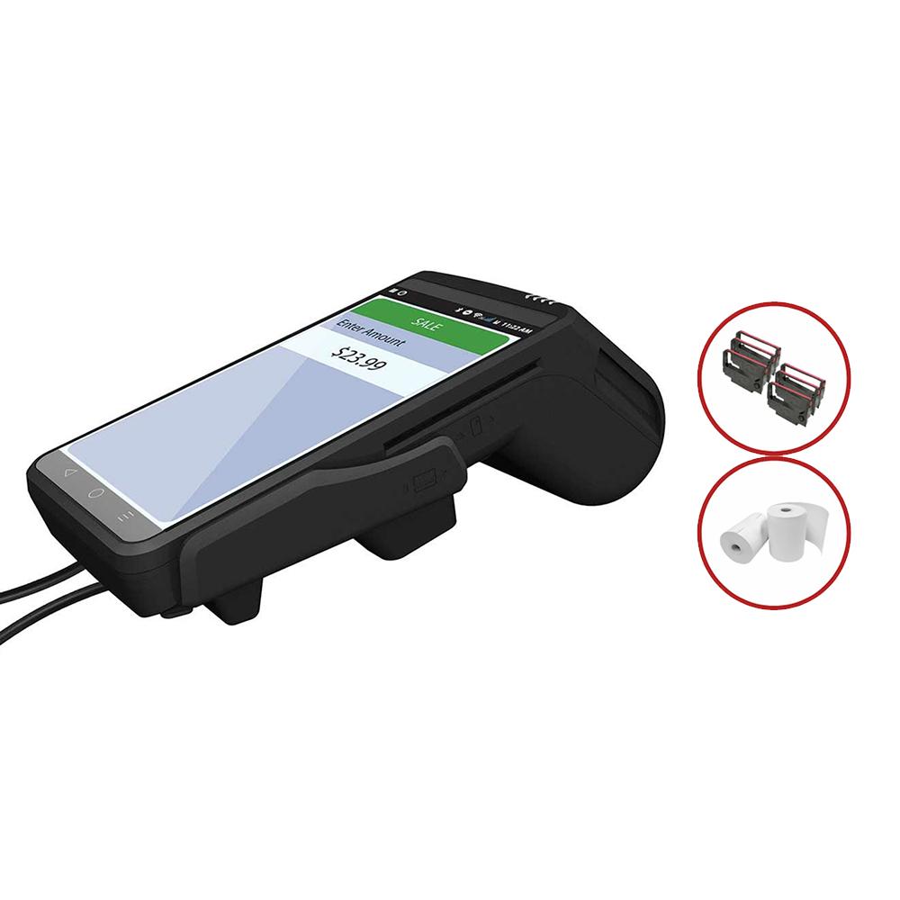 Dejavoo QD4 Desktop Android POS Terminal - Bundle