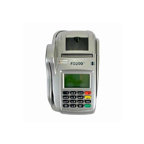 First Data FD-200Ti Credit Card Terminal with TeleCheck ECA