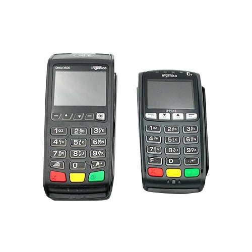 Ingenico Desk/3500 Dial/Ethernet Terminal and IPP315 V4 PINpad