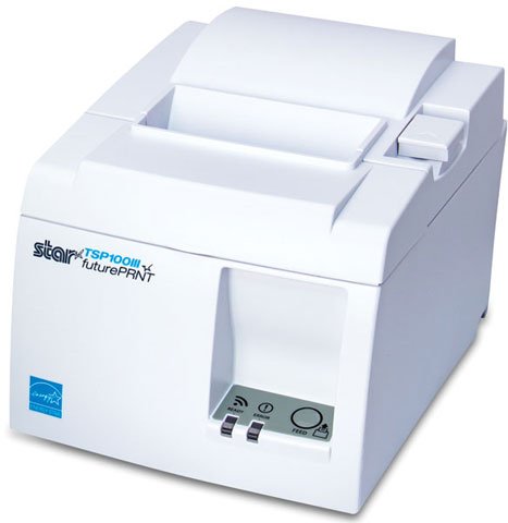 Star TSP143IIILAN WT US 39472010 Receipt Printer - White