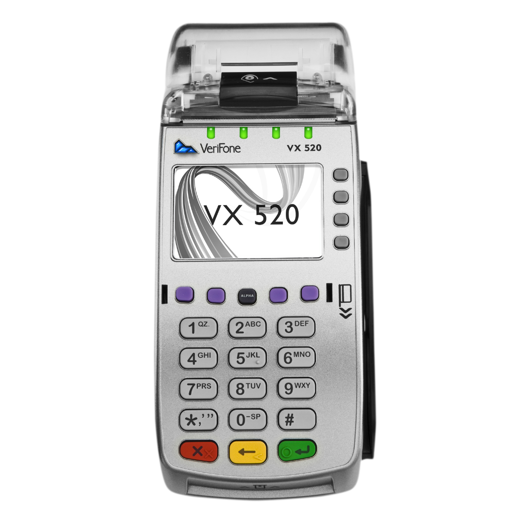Verifone Vx520 EMV Contactless 64MB Credit Card Terminal - Refurbished