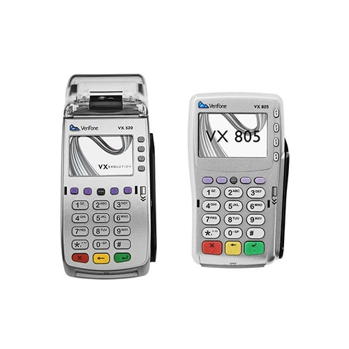Verifone Vx520 EMV Contactless Credit Card Terminal with Vx820 PINpad - Refurbished