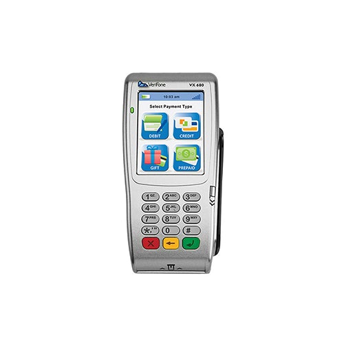 Verifone Vx680 3G EMV Wireless Terminal with Apriva 3G SIM Card - Refurbished
