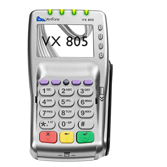 Verifone VX805 EMV/CTLS Pin Pad With Carlton 500 Encryption - Refurbished